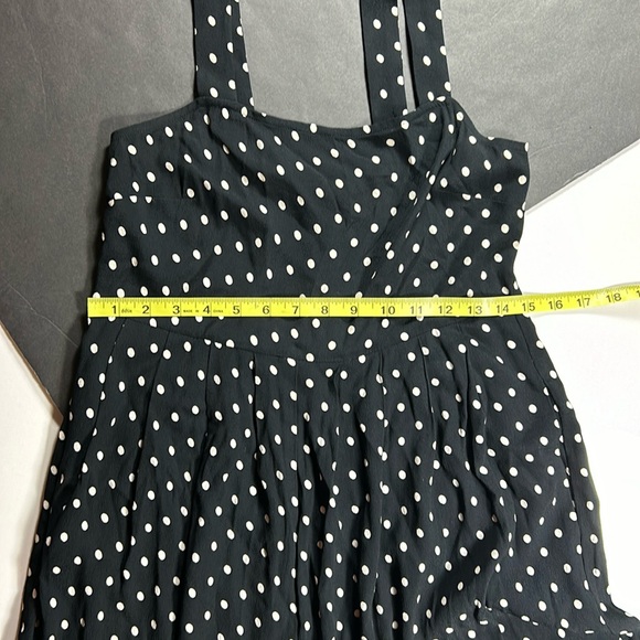Madewell B & W Polka Dot, Wide Leg Jumpsuit - Picture 3 of 7